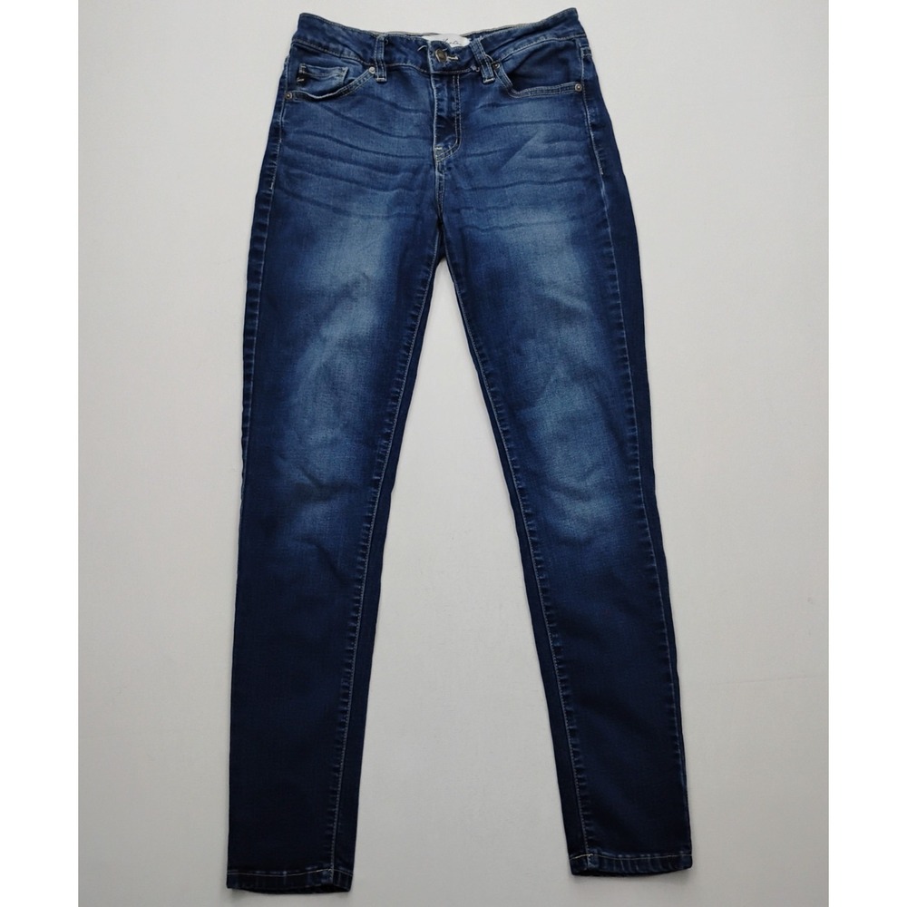 KanCan Los Angeles Mid Rise Super Skinny Jeans‎ Blue Size 7/27 Dark Wash